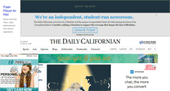 Desktop Screenshot of dailycal.org